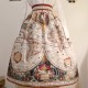 Cyans Qing Nova Totius Terrarum Orbis Geographica Ac Hydrographica Tabula Skirt(Full Payment Without Shipping)